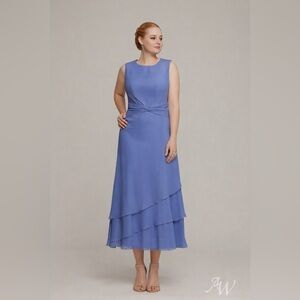 Lavetir Lavender Chiffon High Low Dress NWT Size 8 Wedding Guest